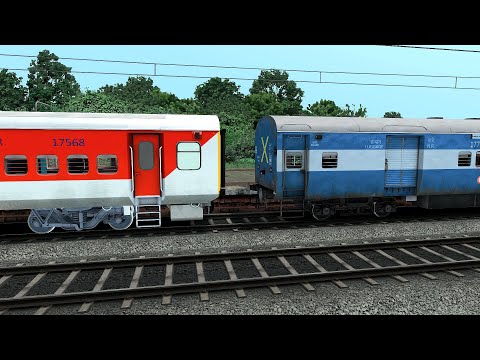 LHB COACH COUPLING ICF UTKRISHT COACH  I  BUMPY RAILROAD I Indian Train Simulator I  Railworks 3