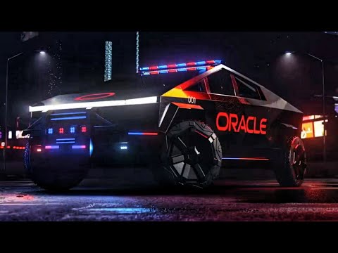 2024 Oracle Teases Tesla Cybertruck Police Cruiser