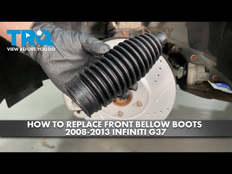 How to Replace Front Steering Rack & Pinion Bellow Boots 2008-2013 INFINITI G37