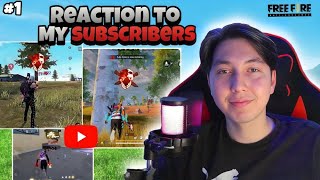 Reaction to my Subscriber’s Gameplays 🍷🗿| Who was the best⁉️ | Mehdix Free Fire