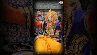 Epic Prahlad Narsimha Leela l Radha Krishna Temple of Dallas l Holika Dahan 2024 #shorts