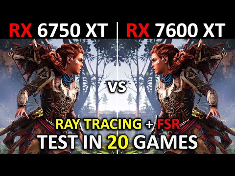 RX 6750 XT vs RX 7600 XT | Test in 20 Games | 1080p - 1440p | The Ultimate Comparison! 🔥 | 2024