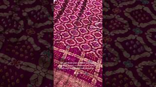 Pure khaddi georgette bandhej sarees #saree #banarasihandloom #onlinesarees #bandhej #bandhejsaree