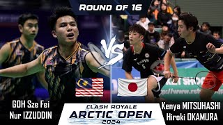 GOH Sze Fei Nur IZZUDDIN (MAS) vs Kenya MITSUHASHI Hiroki OKAMURA (JPN) | Arctic Open 2024 Badminton