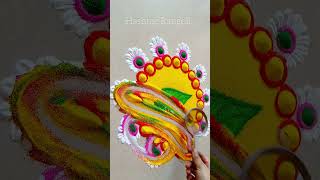 #makarsankrantirangoli #haldikunkurangoli #satisfying #rangoli