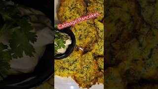 The BEST Cabbage Pancakes!  #cabbagerecipe #cabbagepancakes