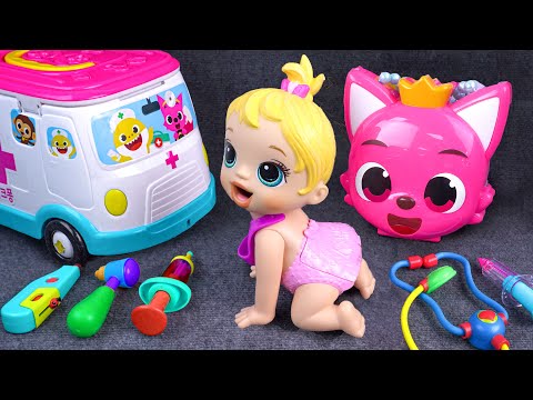 96 Minutes Disney Doctor Toys ASMR, Satisfying Unboxing Ambulance Collection vs Tina Unboxing Toys