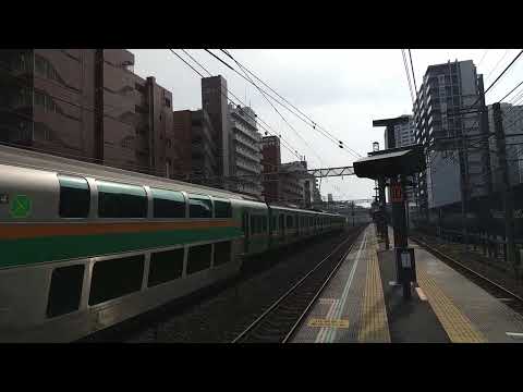 湘南新宿ライン E231系1000番台平沼橋駅ジョイント音通過