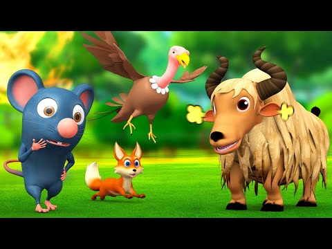 बुद्धिमान चूहा और डरपोक जानवर - The Wise Rat & Fearful Animals Story | Hindi Moral Stories JOJO TV