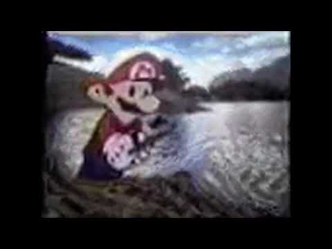 Paper Mario commercial in Content Aware Scale