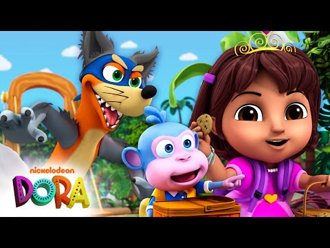 Dora & Boots Wear Halloween Costumes! 🎃 10 Minutes | Dora & Friends