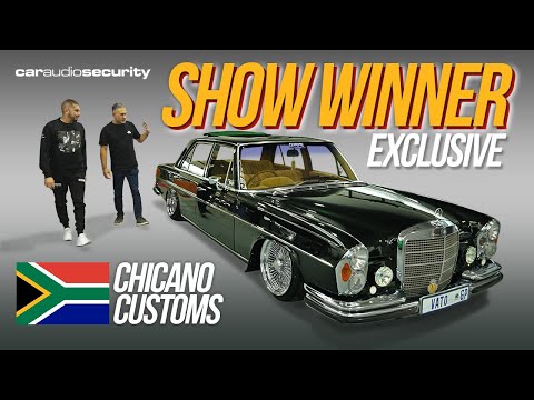 CHIP MOOSA and his stunning 1972 Mercedes W108 Custom built 'VATO' | Car Audio & Security