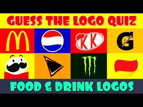 Guess the Logo Quiz | 100 Food & Drink Logos | Logo Quiz