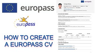 How To Create a Europass CV | Step By Step Process