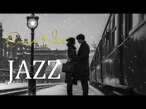 Vintage 1930s 1940s Swing Jazz ❄️ Romantic Winter Nights with Snowfall and Classic Love Melodies