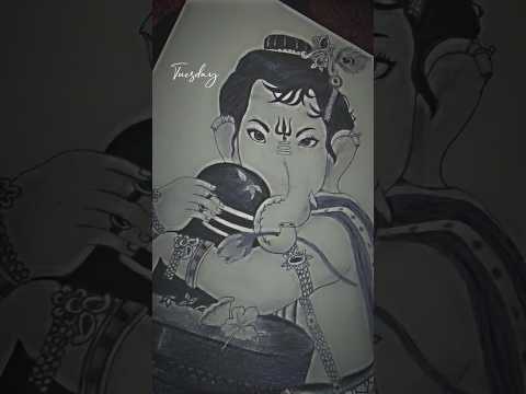 Ganesha Sketch #ganeshchaturthi #ganesh #lordganesha #art #shortvideo #viralvideo