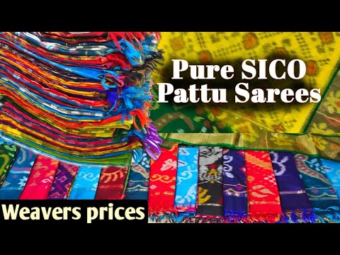 Pochampally Pure Sico sarees collection | Ikkat Silk cotton Sarees | Shilpa Weaves