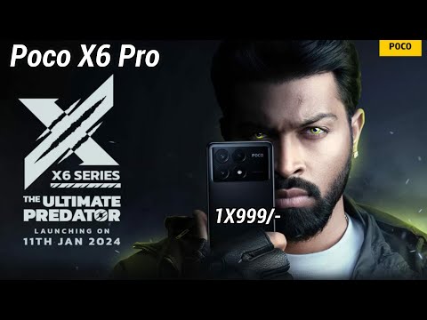 Poco X6 Pro 5G Official Launch India, Poco X6 Pro Price In India Detail Specification In HINDI