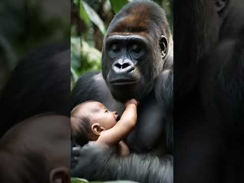 #animals #baby #gorilla #cute #monkey