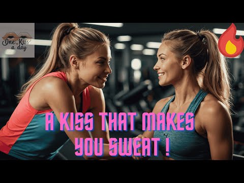 Intense Love & Passion | A Beautiful Gym Kiss| Lesbian Couple Make Out Video #kiss #lesbianlove