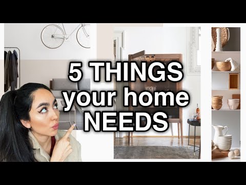 5 THINGS YOUR HOME NEEDS IN 2022 | INTERIOR DESIGN MUST HAVES