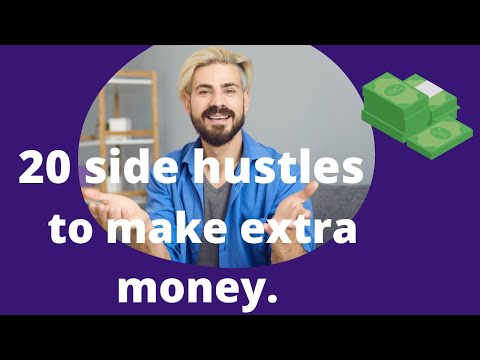 20 SIDE HUSTLES TO MAKE EXTRA MONEY. #earnextramoney #easysidehustles #sidehustles2023