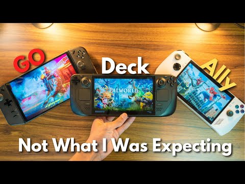 Steamdeck OLED vs Legion GO vs ROG Ally: Long Term Review (Not What I Expected!)