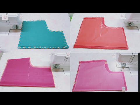 4 Model Blouse Design Cutting And Stitching | Blouse Back Neck Design | Blouse Ki Design