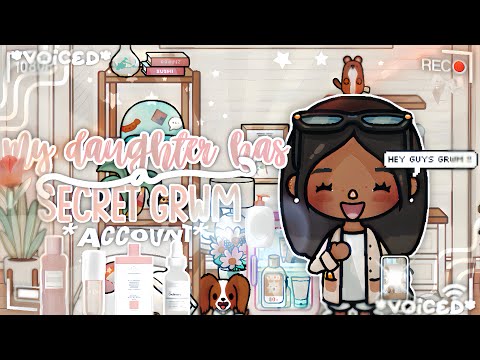 My daughter has a *SECRET* grwm account💄🌷🫶🏾||*VOICED*🔊|| Toca Life World🌎| It’s me annie🫶🏾💘