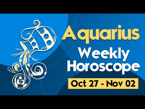 Aquarius Weekly Horoscope: October 27 to November 02, 2024