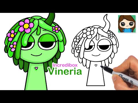 How to Draw Vineria Sprunki | Incredibox