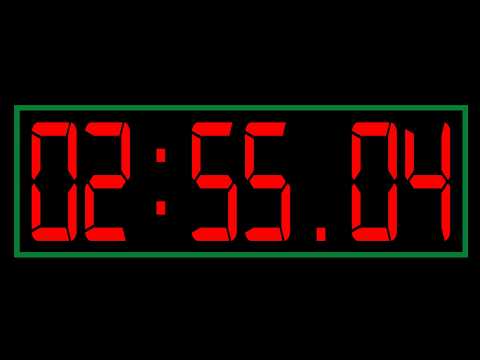 COUNTDOWN TIMER ( v 650 ) 3:30 min with music sound 4K