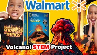 We Tested DIY Volcano Science Kit from Walmart