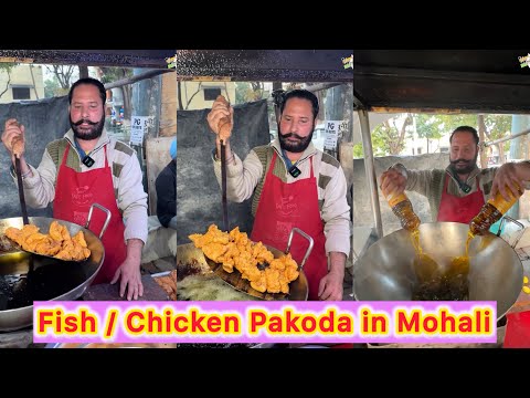 Fish / Chicken Pakoda in Mohali 😍😍 Bhut tasty bnate hai bhaiya 🤩🤩