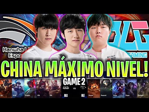 CHINA DEMUESTRA SU MÁXIMO NIVEL CONTRA COREA! | HLE vs BLG Game 2 CUARTOS DE FINAL WORLDS 2024 LVP