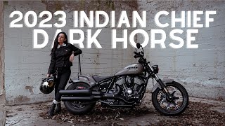 Riding The 2023 Indian Chief Dark Horse Motorcycle