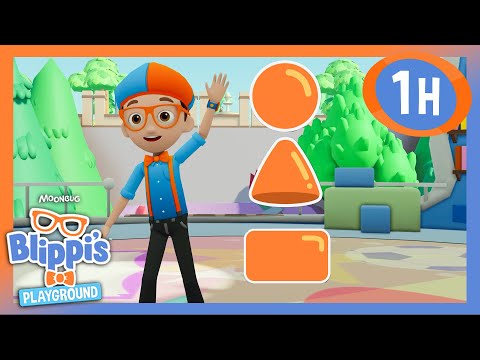 Blippi’s Roblox Adventure: Learning Shapes! | Blippi Plays Roblox! | Kids TV Shows