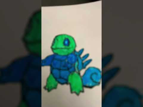 Charmander bulbusaur and squerdle with threePokémon types this is my first named video