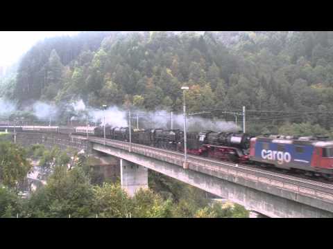 Gotthard Dampffahrt am 29.09.2013