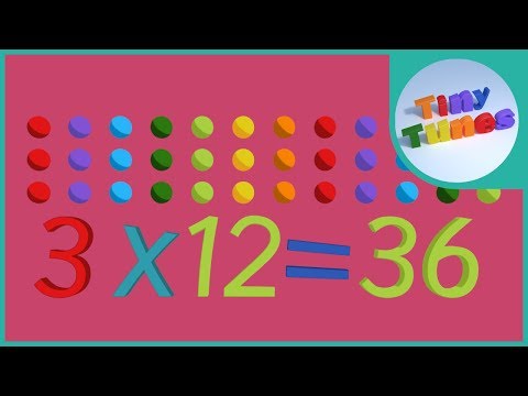 3 Times Table song | Tiny Tunes