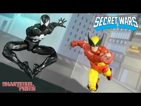 Marvel Legends Symbiote Spider-Man & Brown Suit Wolverine Secret Wars 2024 Wave Figure Review