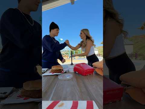 ROCK PAPER SCISSORS FOOD CHALLENGE! #shorts #shortsfeed