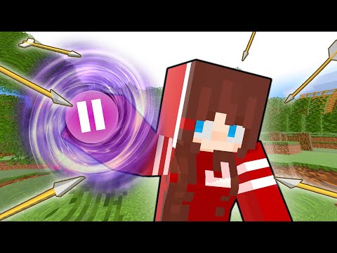 Maizen :Time Stop Button - Minecraft Parody Animation Mikey and JJ