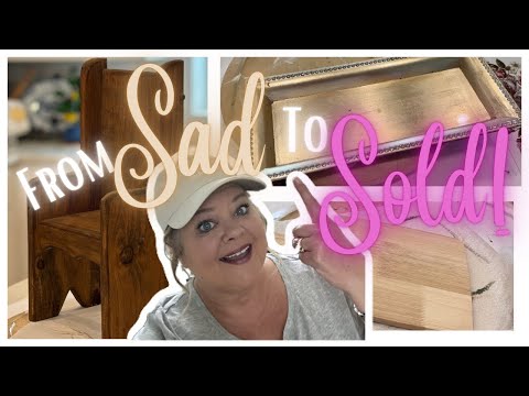 HOW I TURNED THESE SAD THRIFT FINDS INTO BEAUTIFUL HOME DECOR! TRASH TO TREASURE