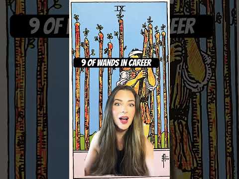 Tarot Cards in Career: 9 of Wands #tarot #tarotcardmeanings #9ofwands