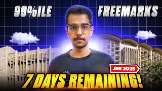 💎The most precious LAST 1 WEEK strategy for JEE Mains 2025 | IIT Bombay Strategy for JEE