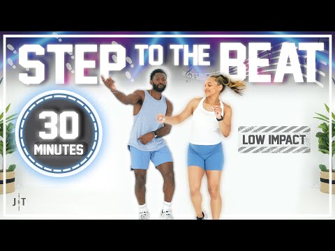 30 Minute Step To The Beat Workout [Fun / Low Impact / No Equipment]