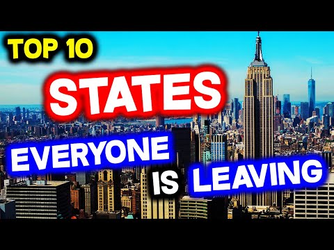 Top 10 States EVERYONE is LEAVING in America in 2021