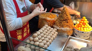 Ningxia Road Night Market｜Taiwan street food寧夏夜市一定要吃｜超好吃芋泥球｜雞蛋蚵仔煎｜