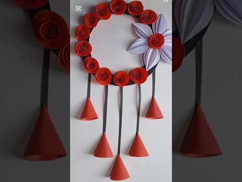 #diypaperflower #howtomakepaperflowerwallhanging #beautifulpaperflowers